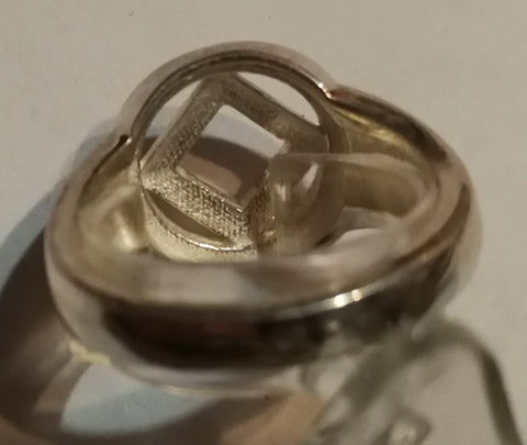 Ring with service logo open