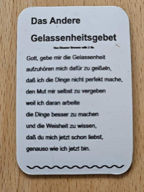 Magnet Das "andere" Gelassenheitsgebet klein