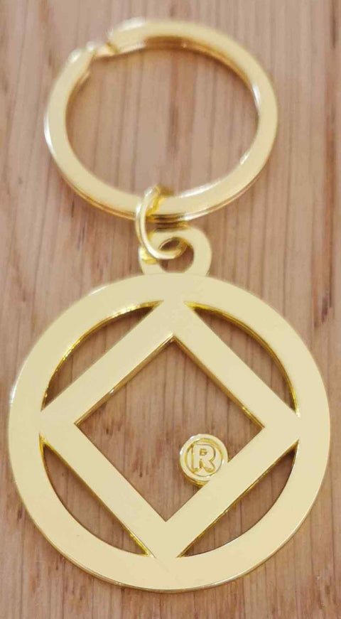 Keyring "Service Symbol of Narcotics Anonymous" in large